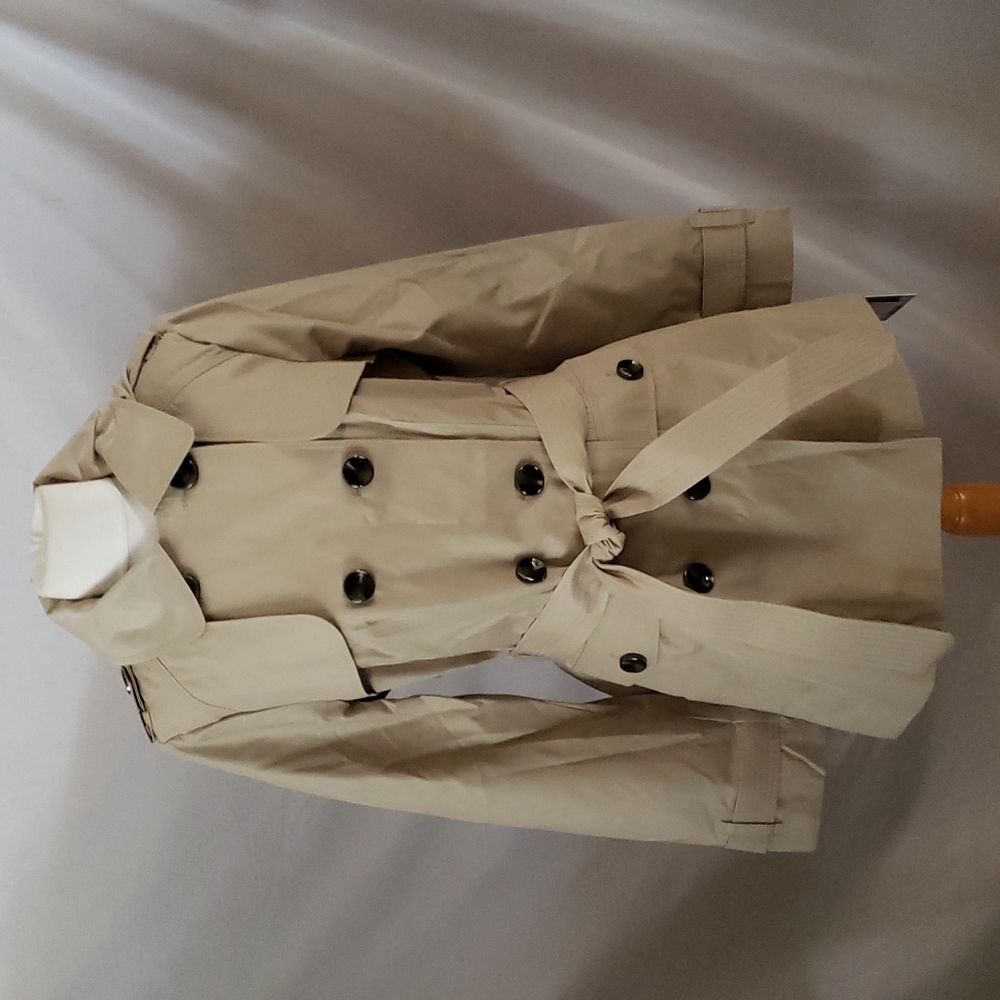 NEW London Fog Double Breasted Trench Coat